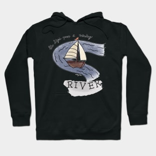 Like Ships Upon A Winding River otgw wirt quote colored Hoodie